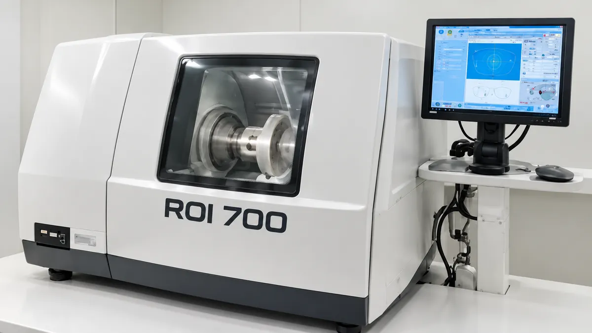 Máquina de surfaçagem de lentes do laboratório
